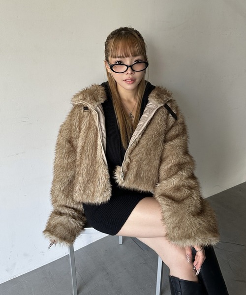 DAIYA（ダイヤ） ブルゾン アウター スタンドネック ダブルジップ