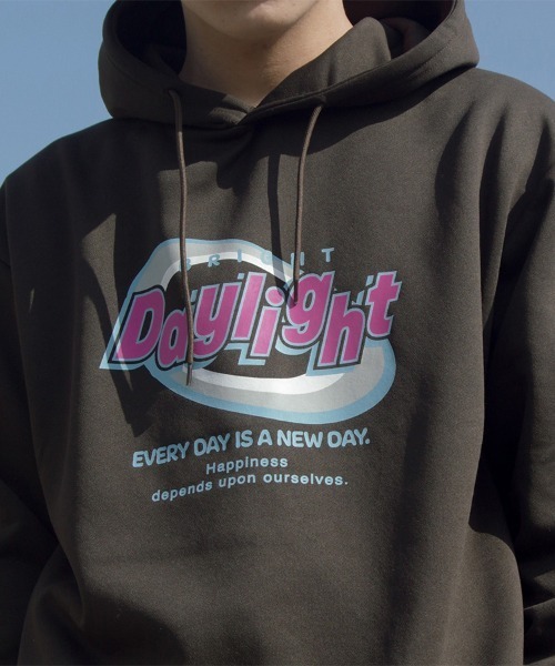 パーカー 「spiritoso」daylight ビッグプリント 裏起毛パーカー レディース メンズ | spiritoso | 08