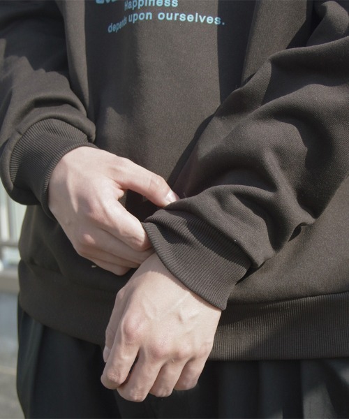 パーカー 「spiritoso」daylight ビッグプリント 裏起毛パーカー レディース メンズ | spiritoso | 09