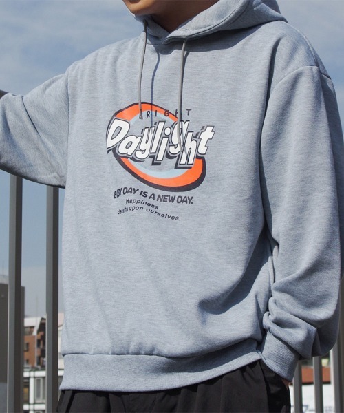 パーカー 「spiritoso」daylight ビッグプリント 裏起毛パーカー レディース メンズ | spiritoso | 11