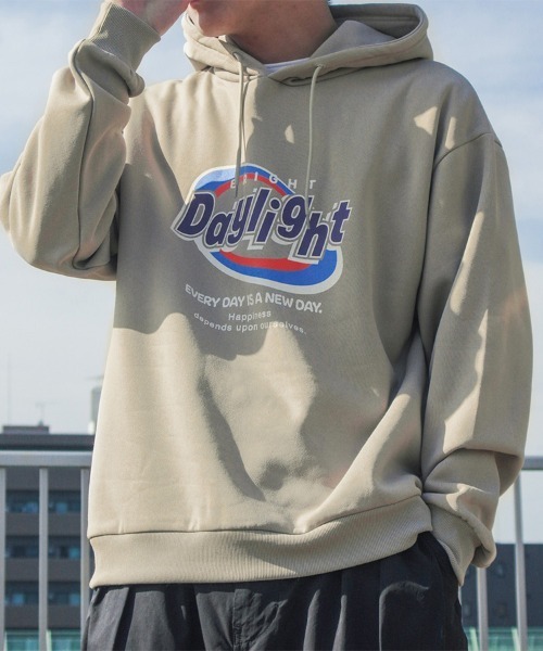 パーカー 「spiritoso」daylight ビッグプリント 裏起毛パーカー レディース メンズ | spiritoso | 13