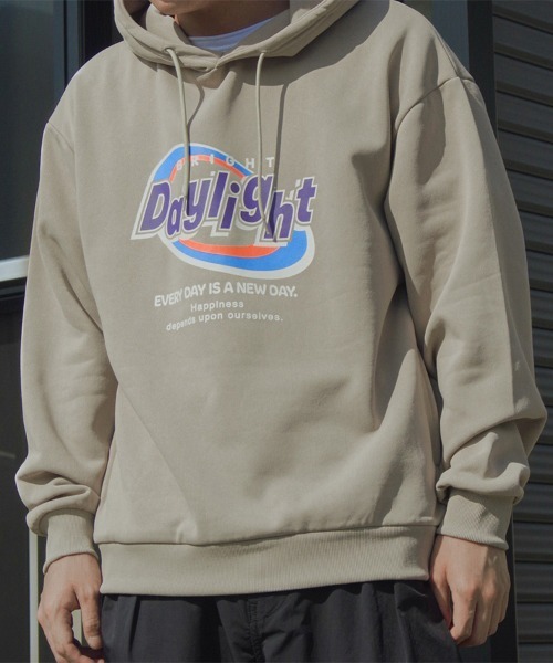 パーカー 「spiritoso」daylight ビッグプリント 裏起毛パーカー レディース メンズ | spiritoso | 14