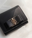 二つ折り財布 財布 モノグラムリボン二つ折りウ...の詳細画像2