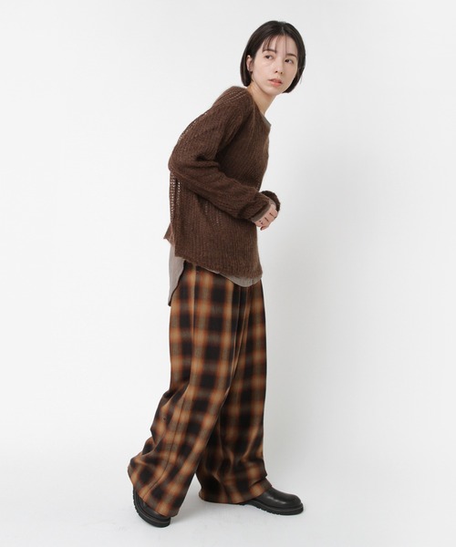 RNA-N（アールエヌエーエヌ） ニット セーター K2736 モヘアクループル  