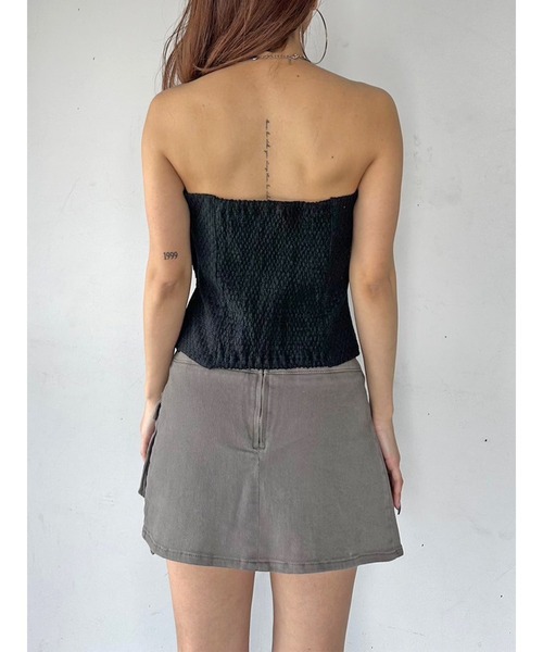 「EGOIST」 ベアトップ FREE ブラック レディース_画像4