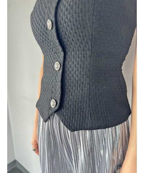 「EGOIST」 ベアトップ FREE ブラック レディース_画像7