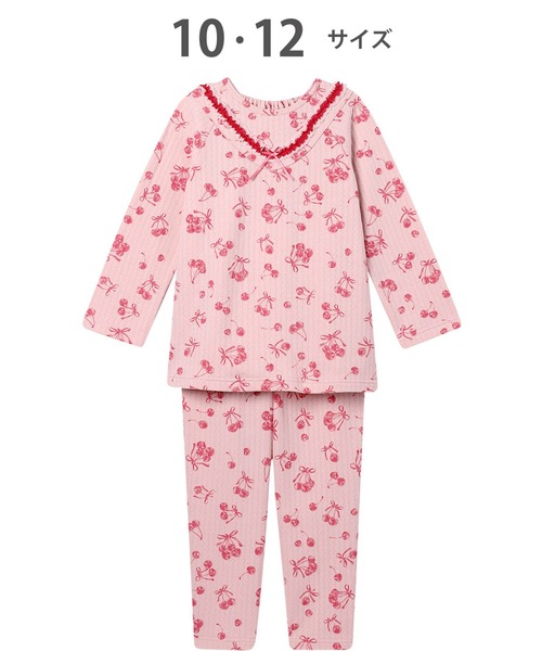 Wacoal 長袖・長ズボン パジャマ YDX521 Mサイズ ピンク 新品 WACOAL KIDS パジャマ ワコールキッズ パジャマ 長袖 長ズボン キッズ