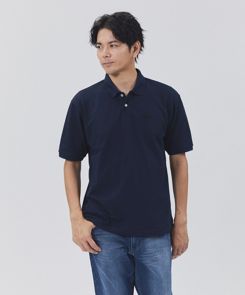 CAMP7（キャンプセブン） 半袖ポロシャツ L ネイビー メンズ