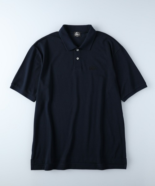 CAMP7（キャンプセブン） 半袖ポロシャツ L ネイビー メンズ