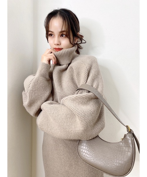 「JUMELLE」 コンビワンピース FREE ブラウン レディース_画像6