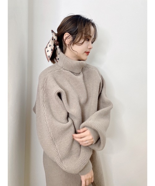 「JUMELLE」 コンビワンピース FREE ブラウン レディース_画像8