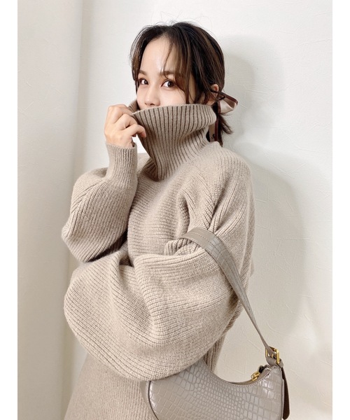 「JUMELLE」 コンビワンピース FREE ブラウン レディース_画像9