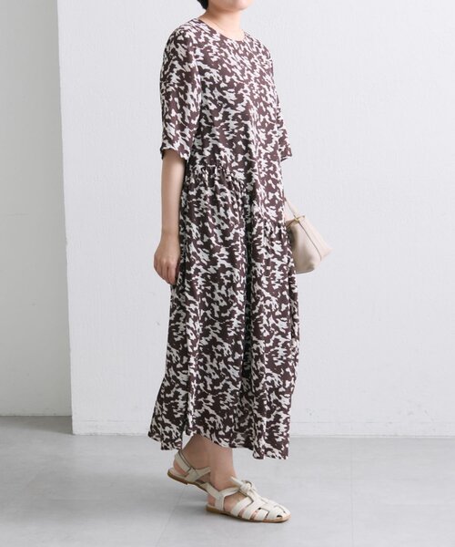 「ear PAPILLONNER」 半袖ワンピース FREE ホワイト レディース_画像2