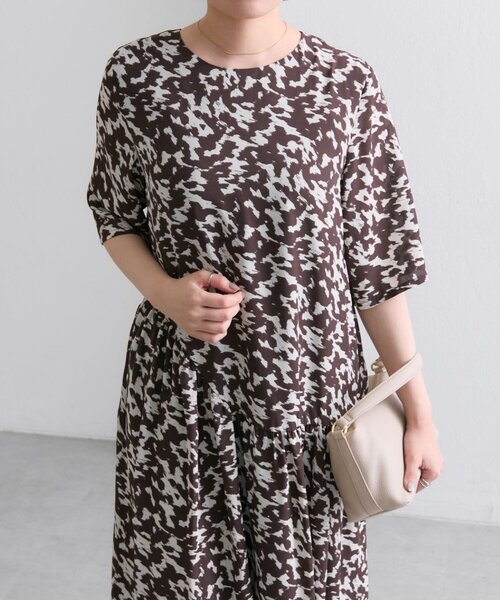 「ear PAPILLONNER」 半袖ワンピース FREE ホワイト レディース_画像6