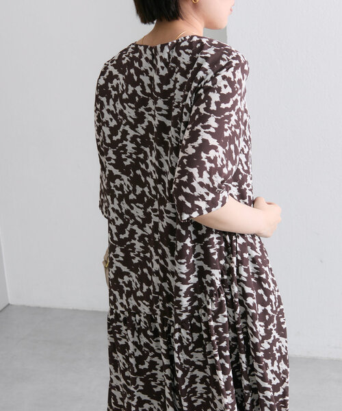 「ear PAPILLONNER」 半袖ワンピース FREE ホワイト レディース_画像7