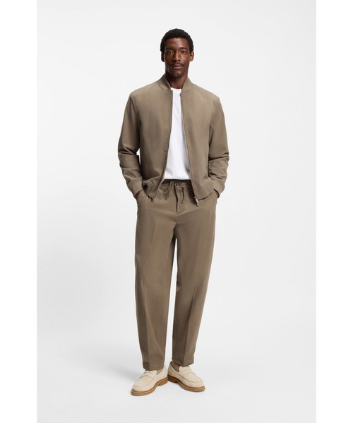 BOSS（HUGO BOSS） デッキシューズ スエードモカシン クレープアウト