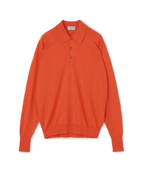 新品未使用 JOHN SMEDLEY メリノウール 長袖 薄手 ニット S JOHN SMEDLEY（ジョンスメドレー） ニットトップス LUNDY STANDARD FIT