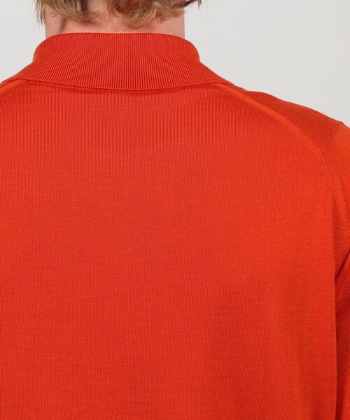 セーター ニット JOHN SMEDLEY  DORSET メリノウール ポロカラープルオーバーニット メンズの画像