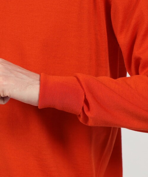 セーター ニット JOHN SMEDLEY  DORSET メリノウール ポロカラープルオーバーニット メンズの画像