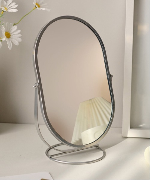 Port（ポート） 鏡 「 」 オーバル スタンド 卓上 ミラー # : ZOZOTOWN