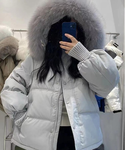 ＆soiree ダウンコート ダウンジャケット ファー付きダウンジャケット