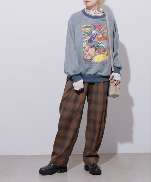 「DOUBLE NAME」 スウェットカットソー FREE キナリ レディース_画像5