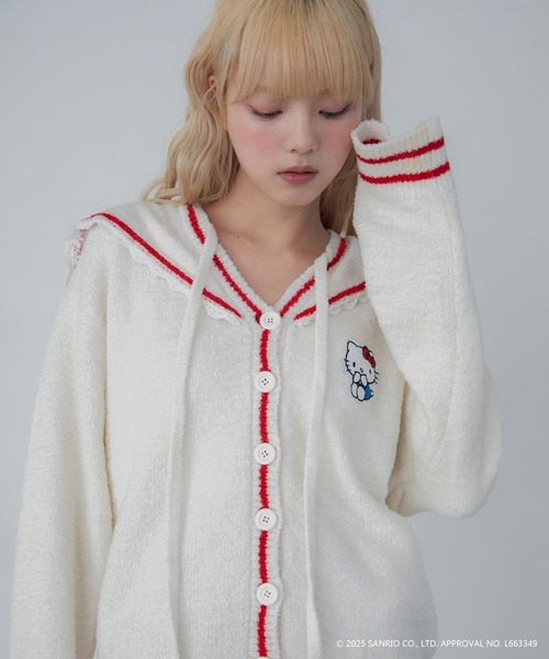 sanrio（サンリオ） カーディガン 「HELLO KITTY」ハローキティコラボ