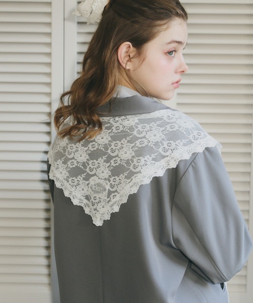 ストール マフラー idem big lace scarf / マルチウェイビッグレース