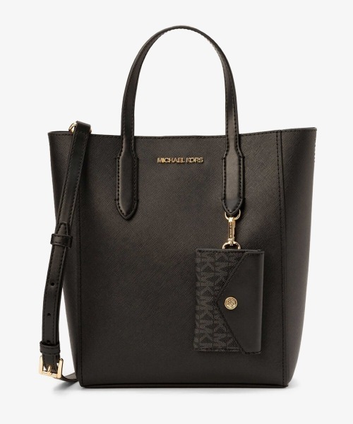 マイケルコース トートバッグ ブラック 牛革 新品未使用 ビジネス 通勤 通学 MICHAEL KORS（マイケルコース） トートバッグ FREE ブラック