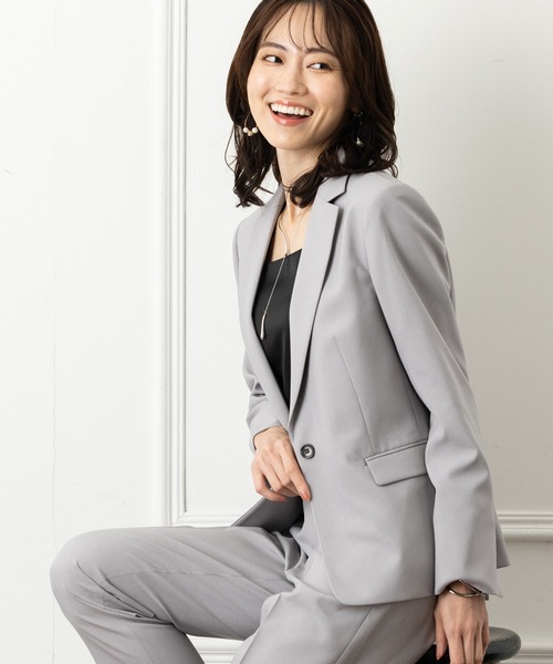 ROBEDECORA セットアップ 「洗えるスーツ」テーラードジャケット