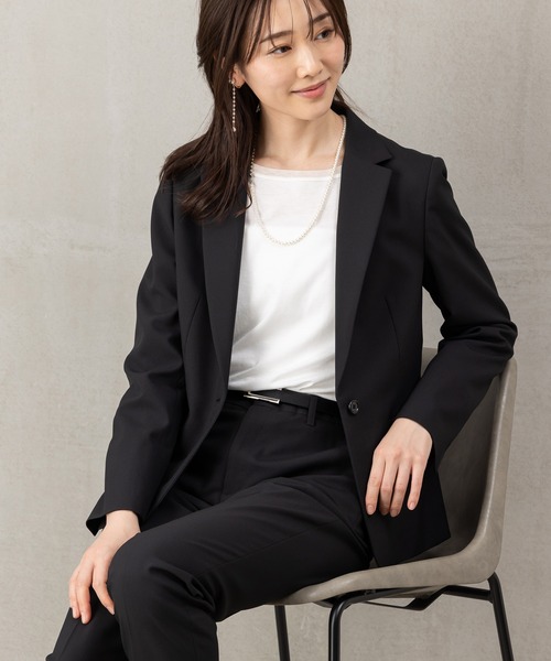 ROBEDECORA セットアップ 「洗えるスーツ」テーラードジャケット