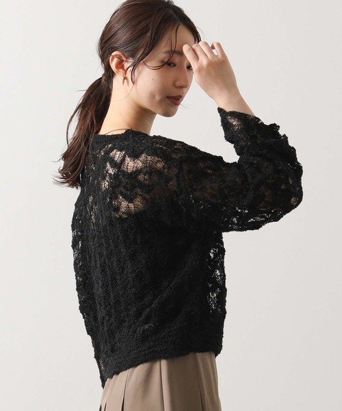 「Gready Brilliant」 長袖ニット 38 レッド レディース_画像4