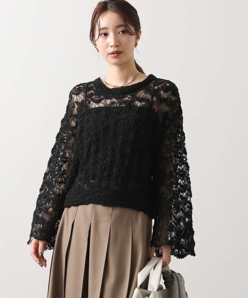 「Gready Brilliant」 長袖ニット 38 レッド レディース_画像6