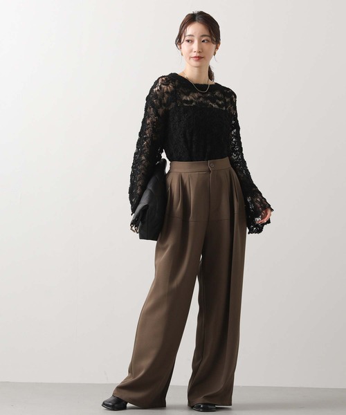 「Gready Brilliant」 長袖ニット 38 レッド レディース_画像7