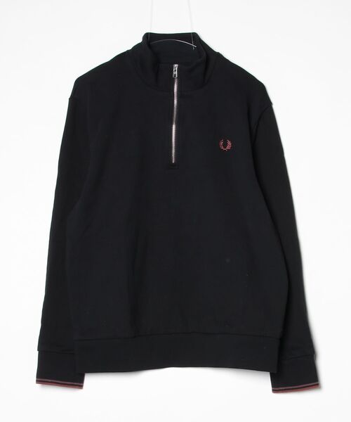 FRED PERRY（フレッドペリー） スウェットカットソー X-LARGE ブラック