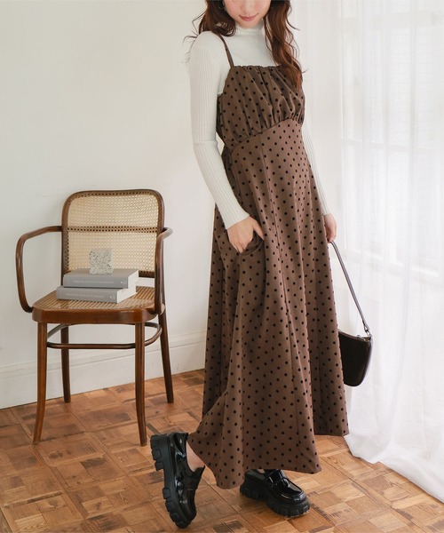 KOBE LETTUCE（神戸レタス） ワンピース ビスチェドッキング風