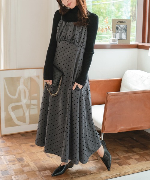 KOBE LETTUCE（神戸レタス） ワンピース ビスチェドッキング風