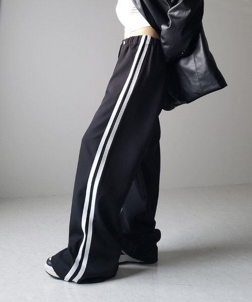 「me+em select」 カーゴパンツ LARGE ブラック レディース_画像5