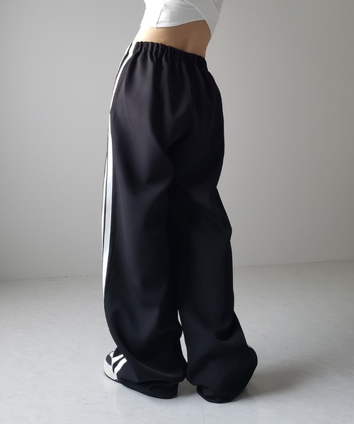 「me+em select」 カーゴパンツ LARGE ブラック レディース_画像6