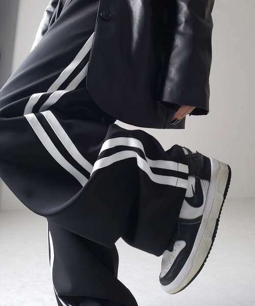 「me+em select」 カーゴパンツ LARGE ブラック レディース_画像8