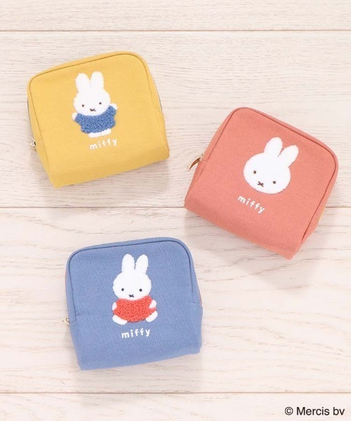 Miffy（ミッフィー） ポーチ ミッフィーカラフルサガラボックスポーチ