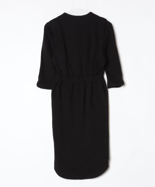「mame」 7分袖ワンピース 1 ブラック レディース_画像2