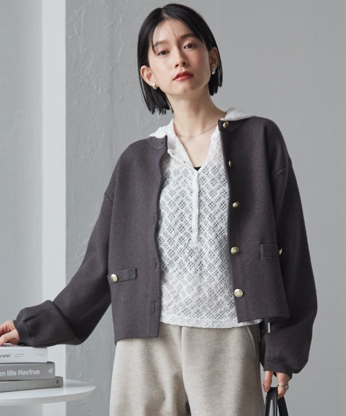 RANAN（ラナン） tシャツ レースフーディートップス レディース