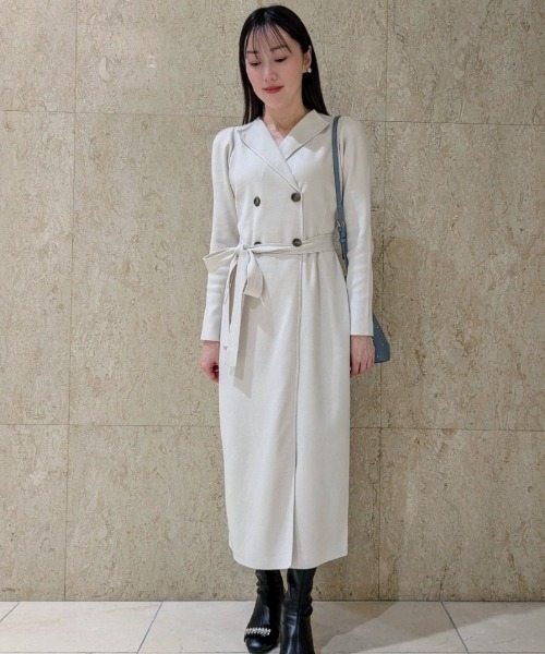 CELFORD（セルフォード） ニットワンピース 38 ネイビー レディース