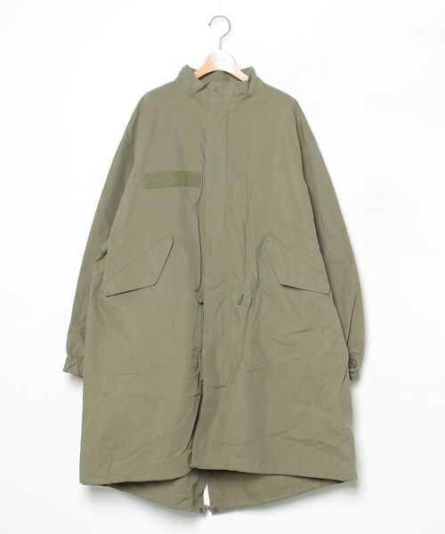 BEAMS HEART（ビームス ハート） モッズコート SMALL オリーブ メンズ