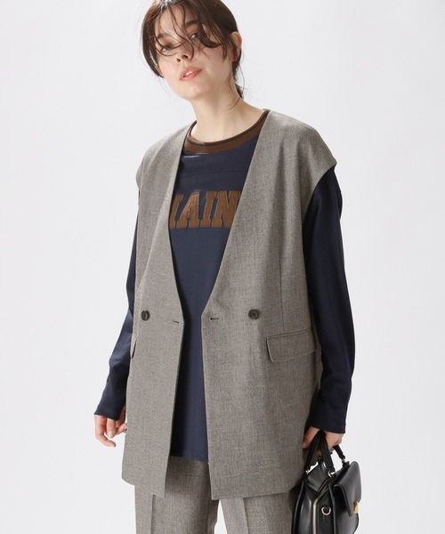 niko and ... グレー キャミベスト フリーサイズ niko and…（ニコアンド） ベスト FREE グレー レディース : ZOZOTOWN