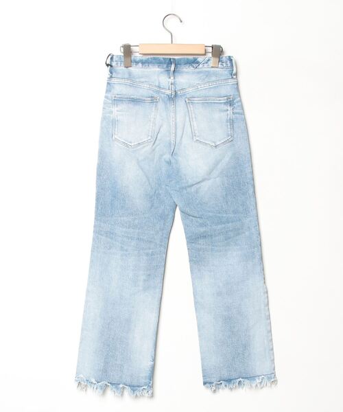 「upperhights」 デニムパンツ 23 グレー レディース_画像2