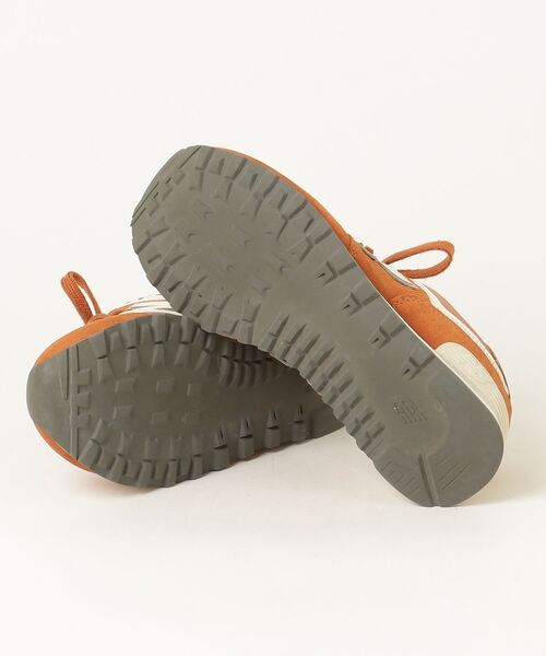 「New Balance」 ローカットスニーカー 23.5cm ブラウン レディース_画像3