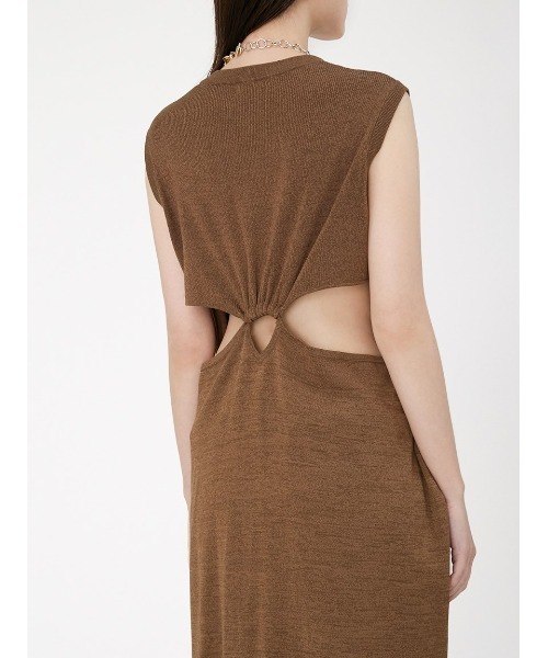 「MIESROHE」 ニットワンピース FREE ブラック レディース_画像9