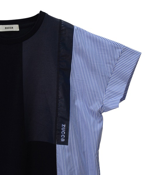 「ZUCCa」 半袖ワンピース M size ブラック レディース_画像2